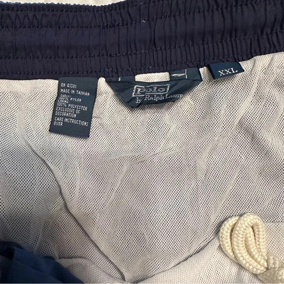 Men's POLO RALPH LAUREN  Blue Swimsuit Trunks XXL 2XL NWT NEW(A1 - Picture 4 of 14